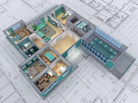 Architectural 3D rendering
